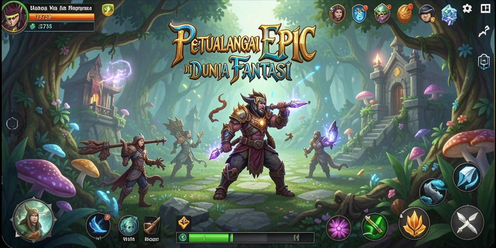 Tampilan gameplay RPG yang seru dalam 2739.