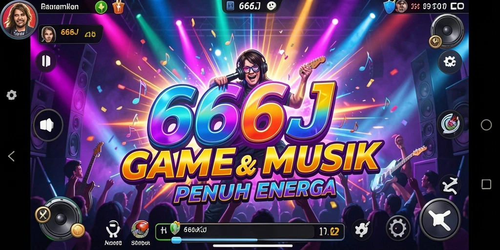 Tampilan gameplay seru dari 666J dengan musik yang menyenangkan.