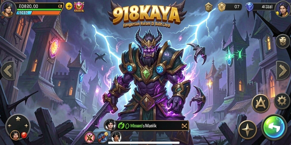 Screenshot gameplay horror 918KAYA yang menegangkan dan menyeramkan.