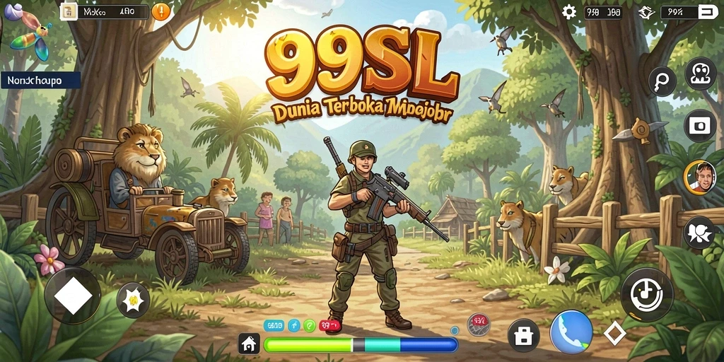 Tampilan gameplay 99SL yang mengesankan dan luas.