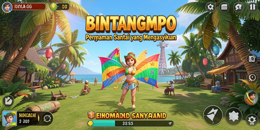 Screenshot gameplay BINTANGMPO yang menarik dan penuh warna.
