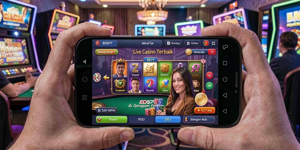 Gameplay Live Casino yang interaktif dan seru di EOS77.