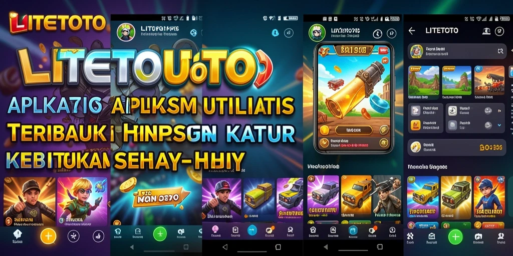 Tampilan utama LITETOTO menunjukkan antarmuka yang user-friendly.
