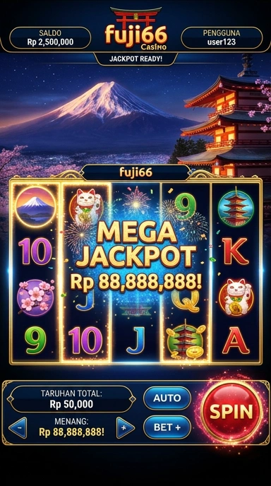 Halaman ulasan pengguna di fuji66 dengan banyak feedback positif.